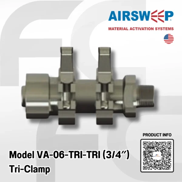 AirSweep - Model-VA-06-TRI-TRI-34″-Tri-Clamp-Facto-Components-Co.-Ltd.-Thailand-@factocomps