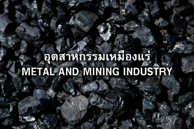 อุตสาหกรรมเหมืองแร่ METAL AND MINING INDUSTRY / MINED MATERIALS - Control Concepts USA - FactoComps