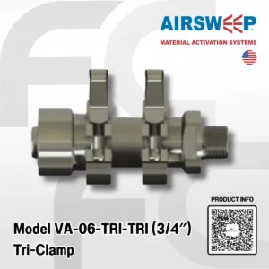 AirSweep Model VA-06-TRI-TRI (34″) Tri-Clamp - Facto Components Co., Ltd. (Thailand) - @factocomps