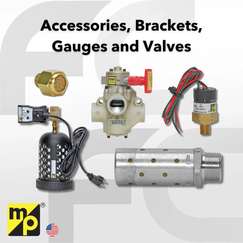 Master Pneumatic - Accessories, Brackets, Gauges and Valves - FactoComponents Co., Ltd. - @FactoComps