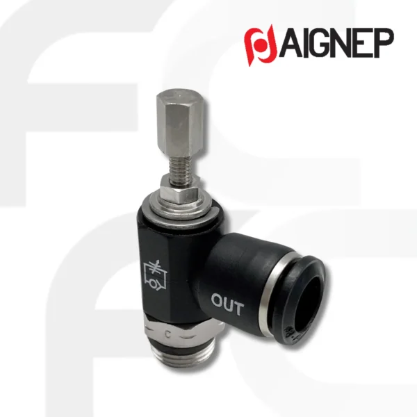 Aignep ข้อต่อปรับลม Flow regulator fitting 55905 series