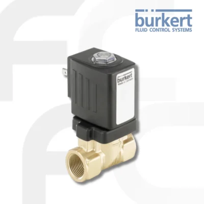 Burkert Solenoid Valve 2/2 way Type 6213 โซลินอยด์วาล์ว ที่มีการทำงานแบบกึ่งตรง วาล์วสามารถเปิดได้ที่ 0 bar แต่ต้องการความแตกต่างของแรงดันที่ต่ำที่สุด