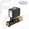 Solenoid Valve Direct-acting 3/2 way รุ่น 7012 จากแบรนด์ Burkert วาล์วลูกสูบที่ทํางานโดยตรง สต๊อปเปอร์และท่อนําแกนถูกเชื่อมเข้าด้วยกันเพื่อป้องกันการรั่วไหล