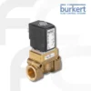 Burkert Solenoid Valve 2/2 way Type 5404 Servo-assisted Piston valve สามารถทนแรงดันการทำงานได้สูงถึง 80 บาร์ ขนาดของวาล์วมีตั้งแต่ 1/2 นิ้ว ถึง 2 นิ้ว