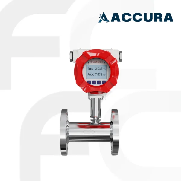 มิเตอร์วัดการไหลแบบเทอร์ไบน์ Turbine flowmeter flange connection LWGY series แบรนด์ ACCURA