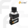 Push button MV32‐06S6B series 3/2 ทาง ยี่ห้อ EMC สวิตช์ปุ่มกด อุปกรณ์ที่ใช้กลไกไฟฟ้าง่ายๆ หรือกลไกสวิตช์อากาศเพื่อเปิดหรือปิดวงจรไฟฟ้า