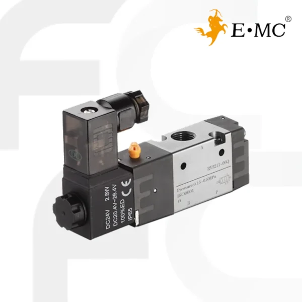 Low Power Solenoid Valve Standard รุ่น RV3221-08Q โซลินอยด์วาล์ว 3/2 ทาง ยี่ห้อ EMC