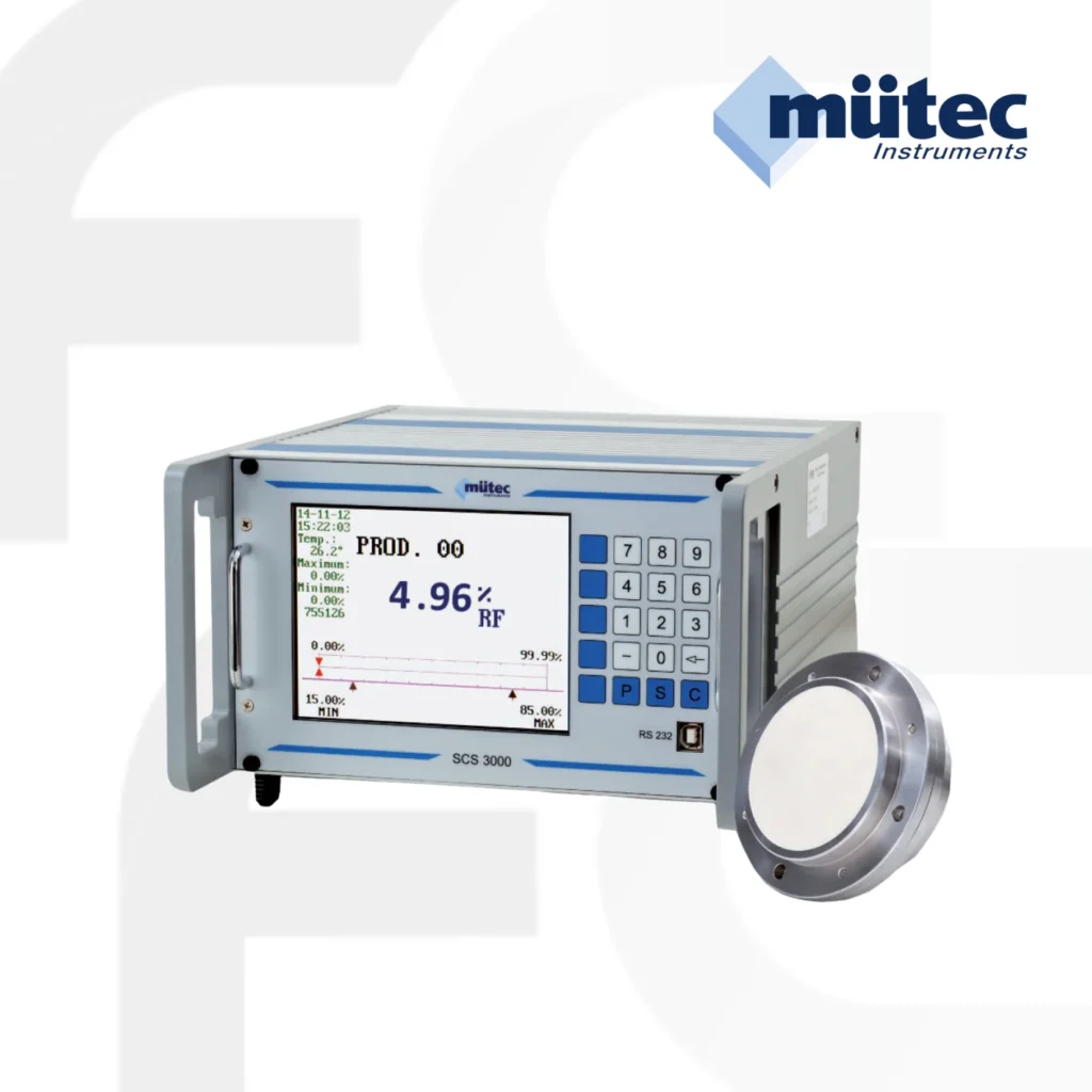 เครื่องวัดความชื้น HUMY 3000 Continuous inline moisture measurement of bulk materials ยี่ห้อ Meutec