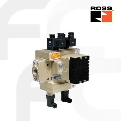 Cross flow Double Valves with Pressure switch Type 3573D8630