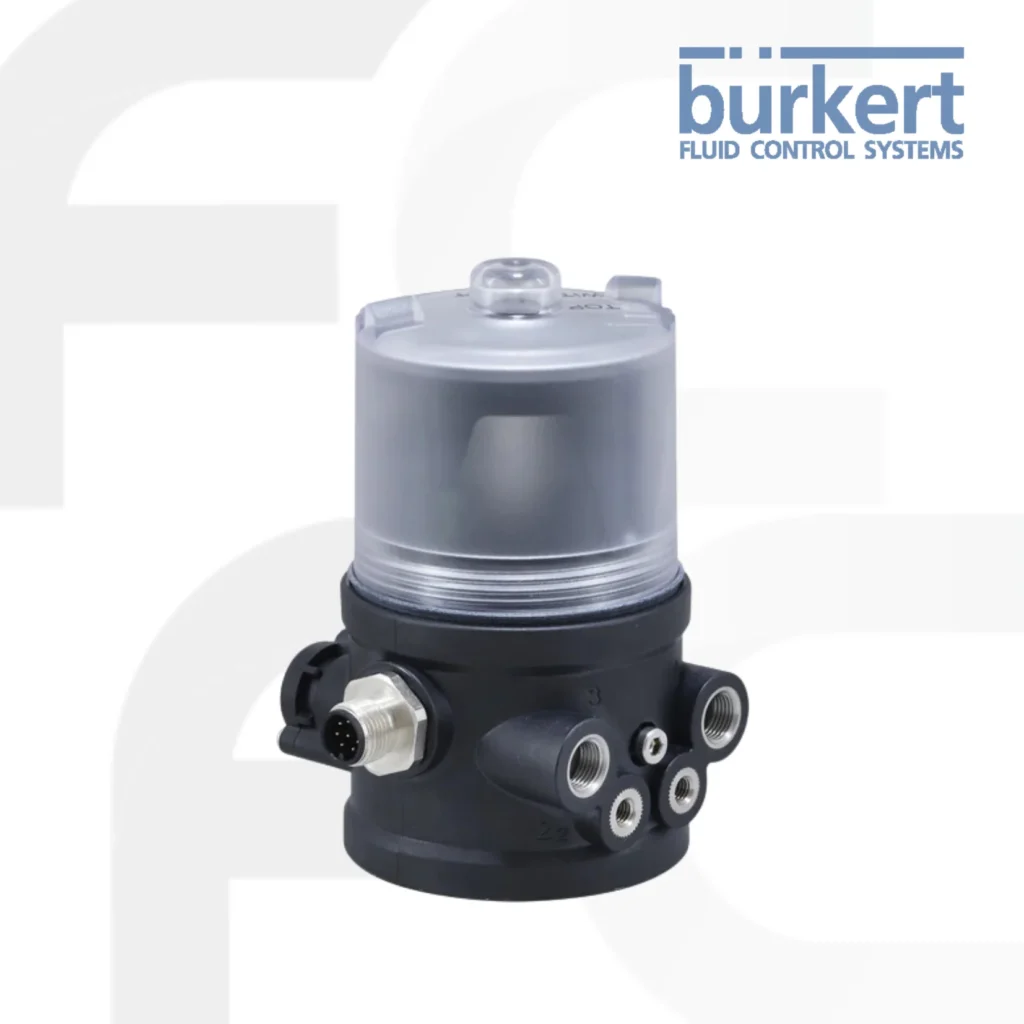 Burkert Pneumatic control unit ชุดควบคุมนิวเมติก รุ่น 8697 ถูกออกแบบมาเพื่อใช้งานกับระบบอัตโนมัติแบบกระจายสำหรับวาล์วกระบวนการนิวเมติก ELEMENT รุ่น 21xx