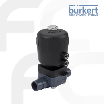 Diaphragm Valve 2/2 way รุ่น 2030 จากแบรนด์ Burkert วาล์วไดอะแฟรมที่ควบคุมจากภายนอกมาพร้อมกับตัวกระตุ้นลูกสูบและซีลไดอะแฟรม