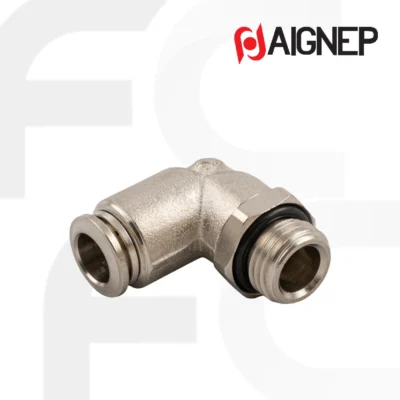 ข้อต่องอ Elbow Male Adaptor 57116 series ยี่ห้อ Aignep ถูกออกแบบมาเพื่อตอบสนองความต้องการของงาน Heavy Duty สภาพแวดล้อมที่มีการสั่นสะเทือนรุนแรง