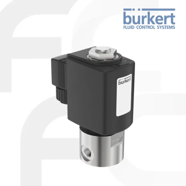 Burkert Solenoid Valve 2/2 way Type 6027 วาล์วลูกสูบที่มีการเชื่อมต่อท่อกับลูกสูบเพื่อเพิ่มความแข็งแรงในการต้านทานแรงดัน ลดการรั่วซึม