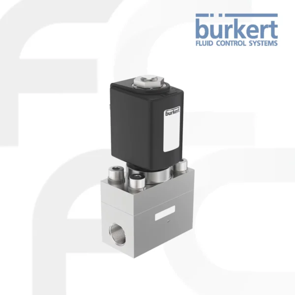 Burkert Solenoid Valve 2/2 way Type 6240 วาล์วลูกสูบที่มีการเชื่อมต่อท่อกับลูกสูบเพื่อเพิ่มความแข็งแรงในการต้านทานแรงดัน ลดการรั่วซึม