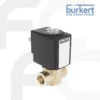 Burkert Solenoid Valve 2/2 way Type 6240 วาล์วลูกสูบที่มีการเชื่อมต่อท่อกับลูกสูบเพื่อเพิ่มความแข็งแรงในการต้านทานแรงดัน ลดการรั่วซึม