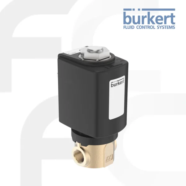 Burkert Solenoid Valve 2/2 way Type 6027 วาล์วลูกสูบที่มีการเชื่อมต่อท่อกับลูกสูบเพื่อเพิ่มความแข็งแรงในการต้านทานแรงดัน ลดการรั่วซึม