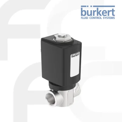 Burkert Solenoid Valve 2/2 way Type 6240 วาล์วลูกสูบที่มีการเชื่อมต่อท่อกับลูกสูบเพื่อเพิ่มความแข็งแรงในการต้านทานแรงดัน ลดการรั่วซึม