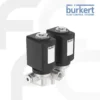 Burkert Solenoid Valve 2/2 way Type 6240 วาล์วลูกสูบที่มีการเชื่อมต่อท่อกับลูกสูบเพื่อเพิ่มความแข็งแรงในการต้านทานแรงดัน ลดการรั่วซึม