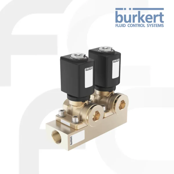 Burkert Solenoid Valve 2/2 way Type 6240 วาล์วลูกสูบที่มีการเชื่อมต่อท่อกับลูกสูบเพื่อเพิ่มความแข็งแรงในการต้านทานแรงดัน ลดการรั่วซึม