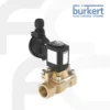 Solenoid Valve 2/2 way Type 6407 ยี่ห้อ Burkert โซลินอยด์วาล์วลูกสูบที่ได้รับการช่วยเหลือด้วยเซอร์โว มีการเชื่อมต่อคงที่ระหว่างวาล์วนำร่องและลูกสูบ