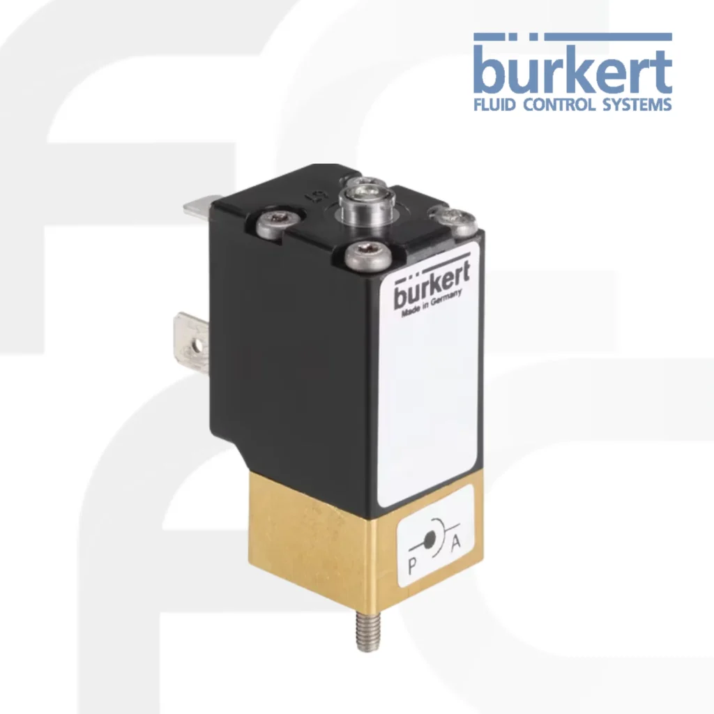 Direct-acting 2-way basic proportional valve Type 2861 จาก Burkert เป็นวาล์วควบคุมโซลินอยด์ขนาดกะทัดรัดและมีออริฟิสขนาดสูงสุดถึง 2mm.