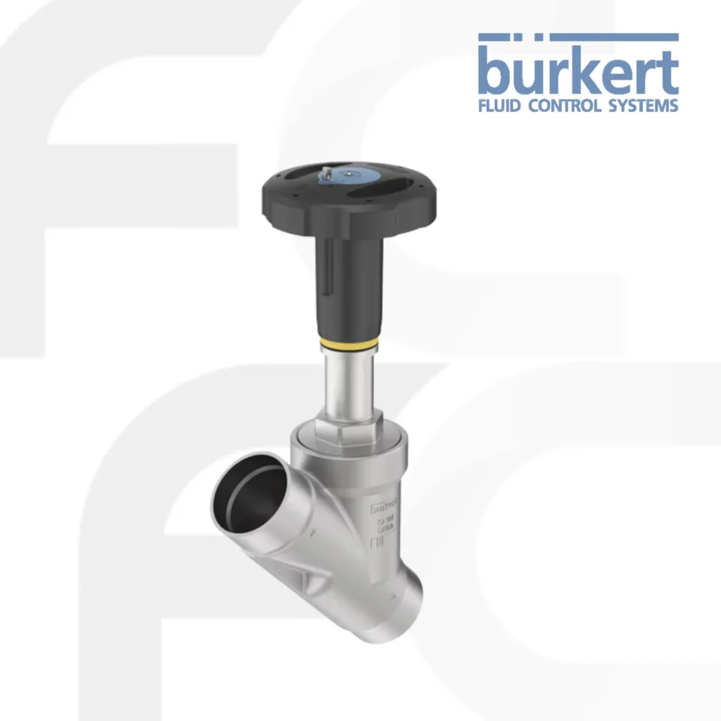Burkert - 2/2 way Angle seat valve manual operated Type 2920