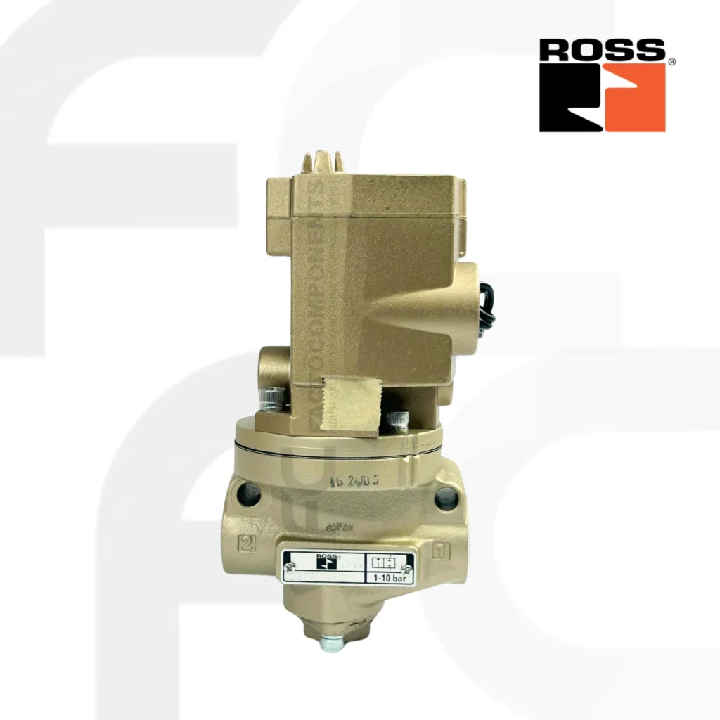 Solenoid valve 2/2 way Type 2771B3001 ยี่ห้อ ROSS วาล์วควบคุมทิศทางในระบบนิวแมติกจัดการทิศทางการไหลของอากาศ