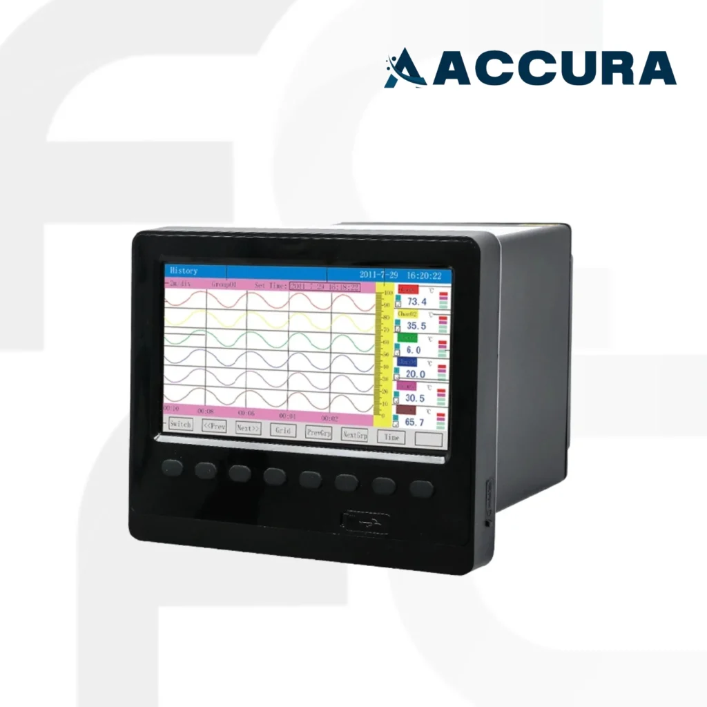 R6000C Paperless recorder up to 48 channels เครื่องบันทึกสัญญาณทางไฟฟ้าแบบไม่ใช้กระดาษ ยี่ห้อ ACCURA