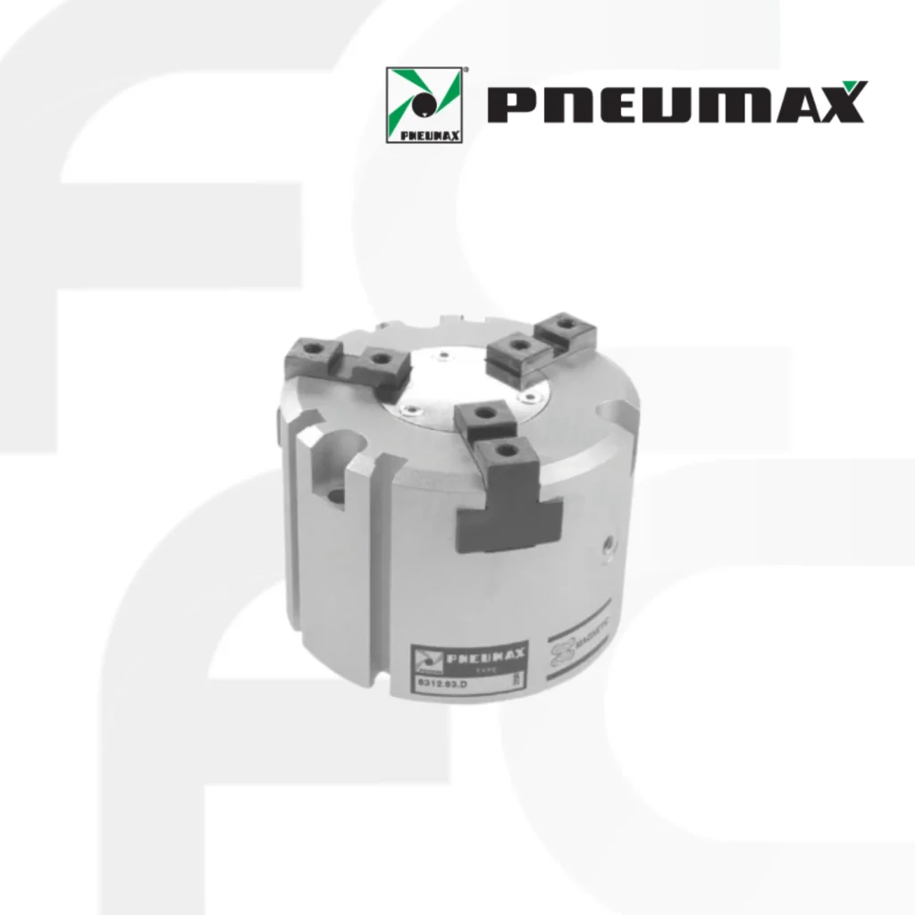 PNEUMAX - SERIES 6312 - 3 finger parallel style pneumatic grippers